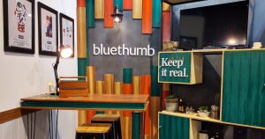 Exhibit Booth Design by Bluethumb Brand Design Agency