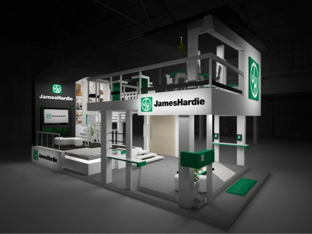 James Hardie Exhibit Booth Design Philippines by Bluethumb Brand Design Agency