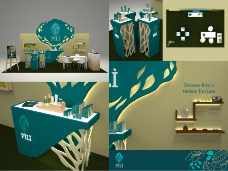 Pili Exhibit Booth Design Philippines by Bluethumb Brand Design Agency