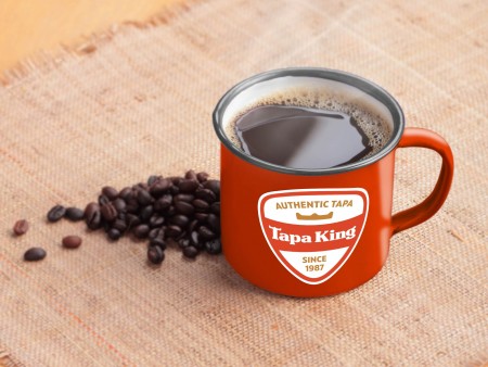 Tapa King hot brewed coffee art directed and photographed by Bluethumb