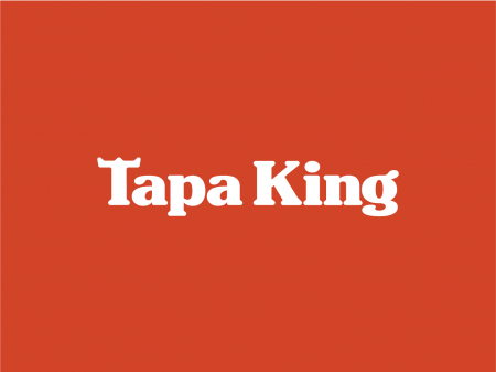Tapa King horizontal logo designed by Bluethumb