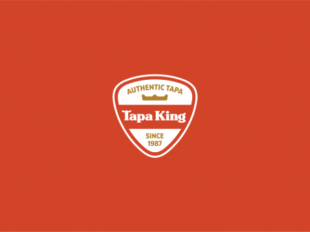 Tapa King logo emblem designed by Bluethumb